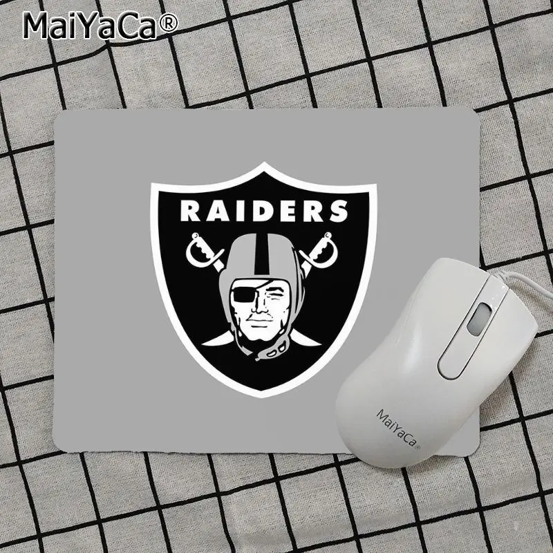 Maiya высокое качество Oakland Raiders Прочный Резиновый Коврик Для Мыши Pad и плавность линий коврик для настольных компьютеров Коврики игровой коврик для мыши