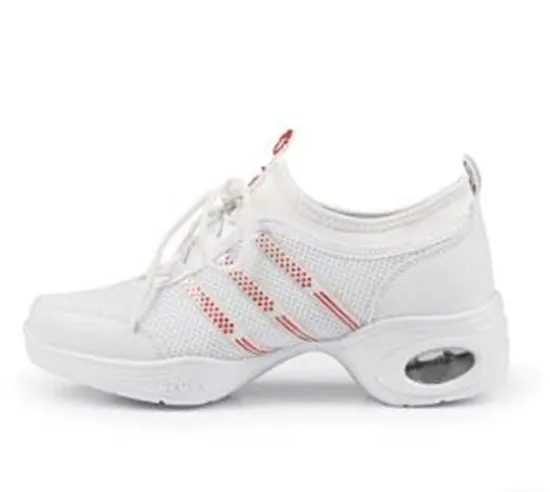 Женская танцевальная обувь для женщин, спортивные особенности, современные танцевальные джазовые туфли, мягкая дышащая танцевальная обувь, женские тренировочные кроссовки - Цвет: As shown