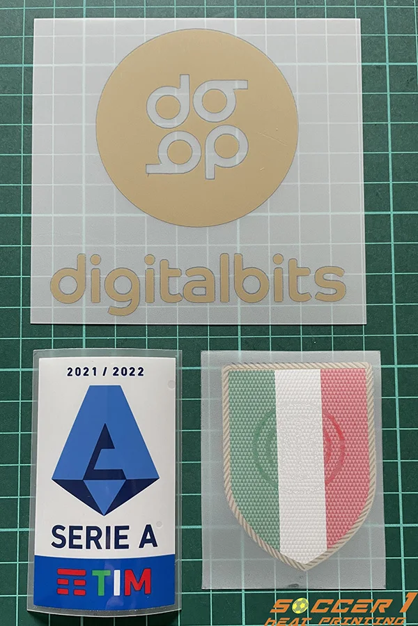 2021-22 Internation home patch set 21-22 Serie A + Scudetto + sponsor patch Player Issue Size soccer patch set 