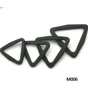 

100pcs 27/34/40mm black POM adjustable buckle plastic slider trigon buckle backpack webbing straps M006B