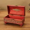 Wooden Tissue Box Holder Kitchen Tissue Box Organizer Desktop Napkin Case Paper Storage Box Decorative Crafts Container 5