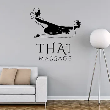 

Thai Massage Spa Salon Vinyl Wall Art Decal Wall Stickers For Massage shop Bedroom Wall Art Decal Mural Accessories ov96