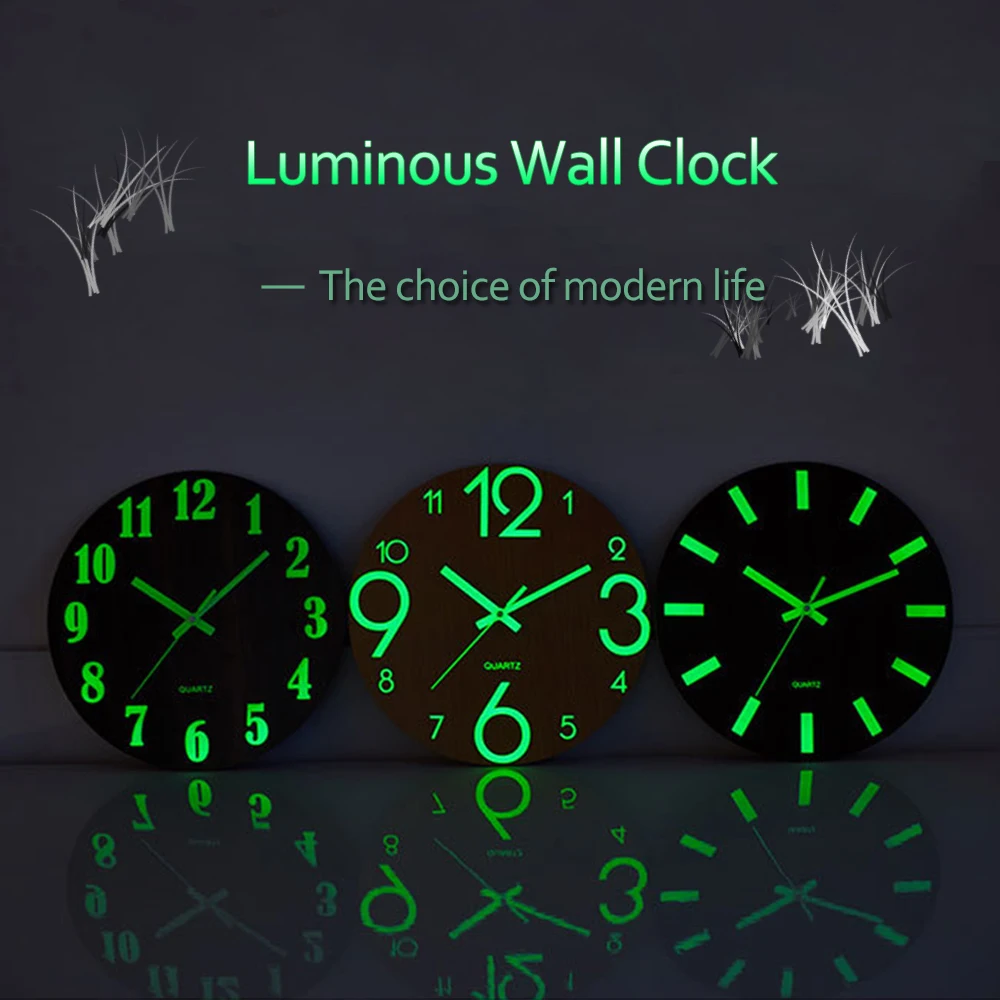 clock Luminous wall clock 2