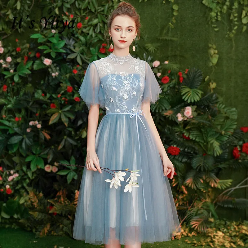 Vestidos De Dama De Honor Junior De Chiffón Con Mangas De Encaje Con Volantes Regencia main image 0