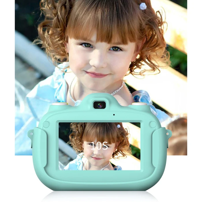 Digital Kids Camera 3Inch TouchScreen Dual Lens Cartoon Photography Birthday Gift LSMK99