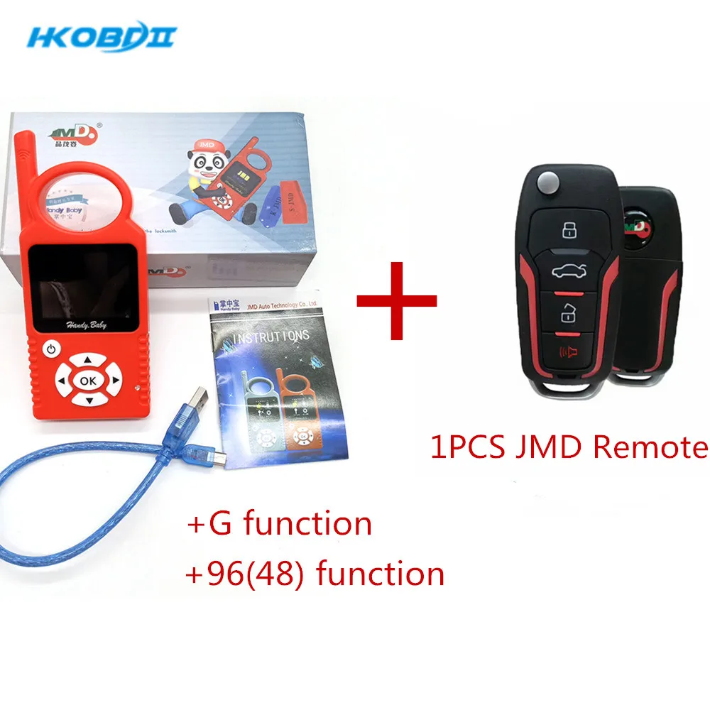 HKOBDII JMD Handy Baby1 King Chip красный Чип JMD46 удаленный генератор с G/96bit48 многоязычный ключ программист