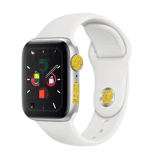 SKHO IWO 12 Watch series 5 1:1 умные часы 40 мм 44 мм Bluetooth часы iwo12 для apple iPhone IOS Android управление Siri PK IWO 11 - Цвет: Белый