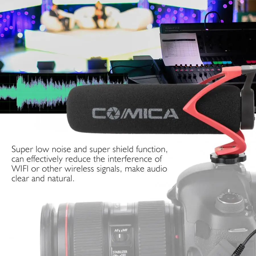 Comica CVM-V30 LITE суперкардиоида видео конденсатор интервью с микрофоном видео микрофон для Canon Nikon DSLR камеры смартфонов