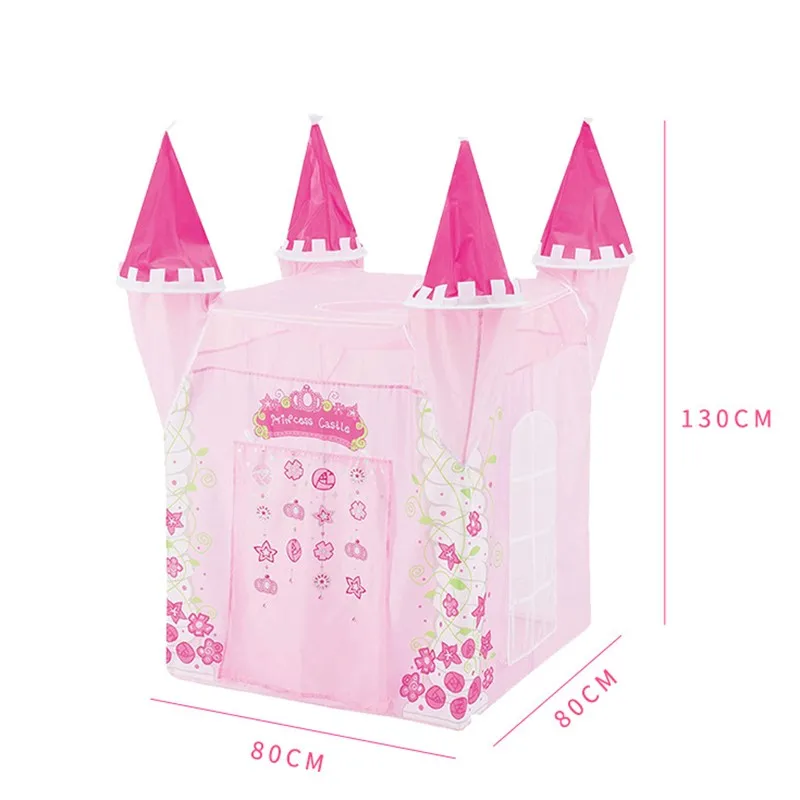 Princess Castle Play Tent  Child Toys Tents Girl Princess Play House Indoor Outdoor Kids Housees Play Ball Pit Pool Playhouse 4