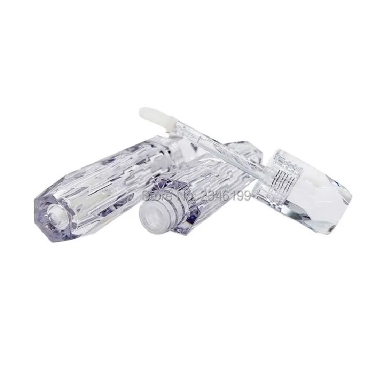 Прозрачная тюбик для блеска губ пустая пластиковая бутылка алмазной жидкой
