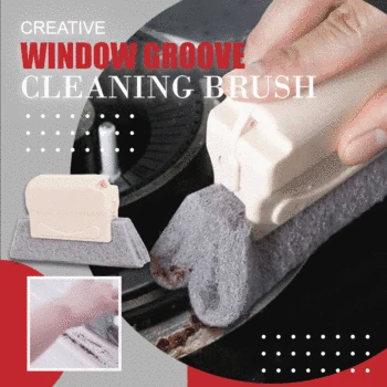 

Creative Window Groove Cleaning Brush Magic window cleaning brush Window Groove Cleaning Cloth Window Slot Cleaning Brush