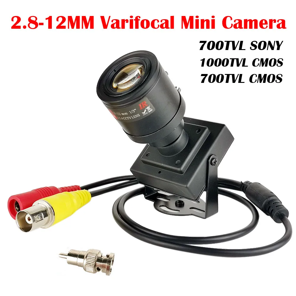 2.8-12mm Adjustable Varifocal Lens Sony CCD 700TVL Camera 1000TVL/700TVL CMOS CCTV Security Box Color Mini Cam Car Overtaking |