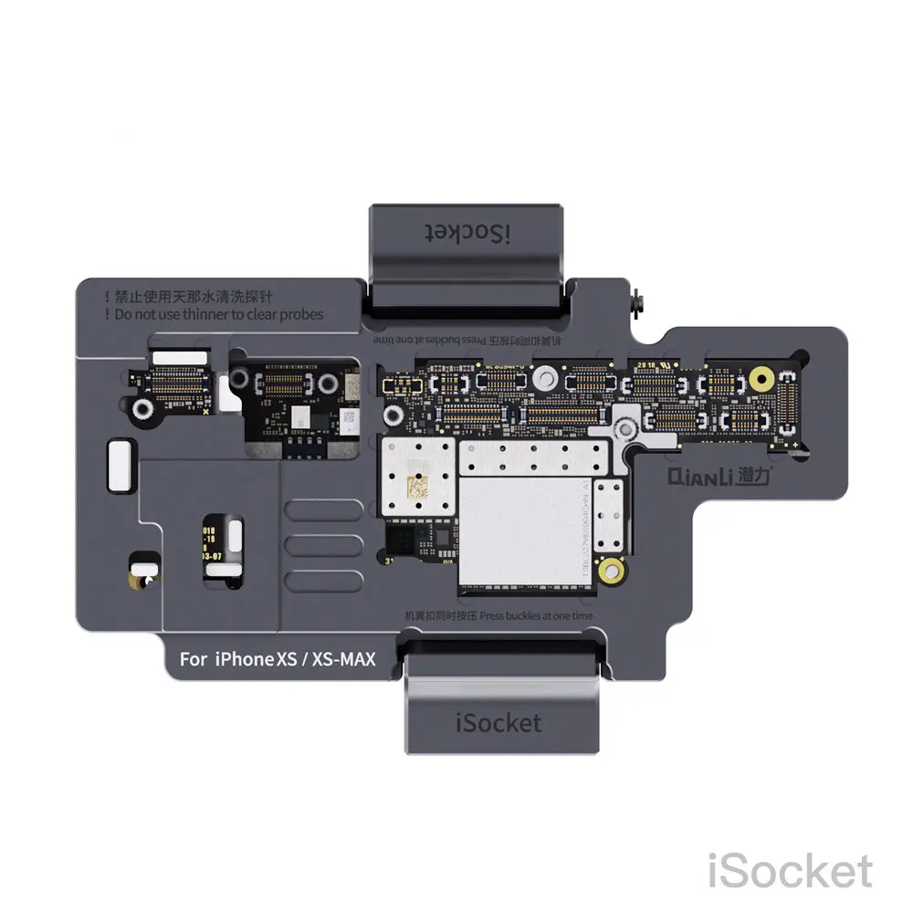 ISocket для IPhone X PCB держатель материнской платы джиг тестовое приспособление для IPhone X двухслойная материнская плата Инструменты для ремонта тестер функций
