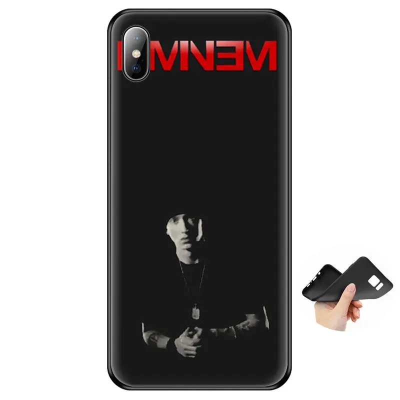 19 Исполнитель хип-хоп, рэппер Эминем Мягкий силиконовый чехол для iPhone 11 Pro Max 6 7 8 Plus 5 5S 6S X XR XS Max чехол - Цвет: 19
