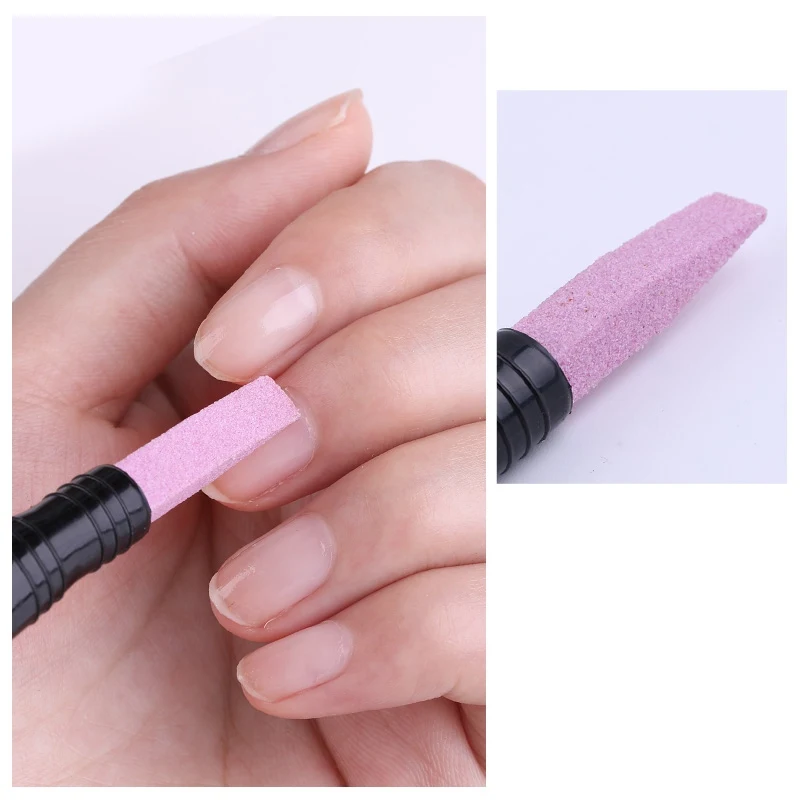 

Pro Double Head Nail Simple Grinding Pen Polishing Pen Cuticle Push Rod Trimmer Nail Art Nail Removal Nail Profess