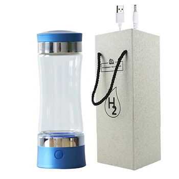 

Rechargeable Membrane Hydrogen Water Bottle Maker Water Ionizer 320ml High Concentration Hydrogen Generator Botellas Para Agua