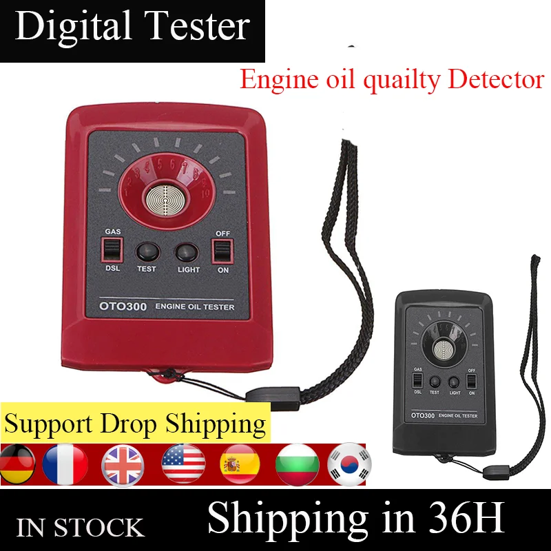 HIGH Quality Universal Digital engine oil Tester Tool Scanner