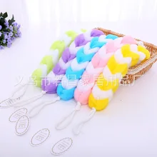 Креативные и красочные большие размеры полосы Loofah yu tiao банное полотенце, очистка, полотенце для спины, прокладка, банное полотенце