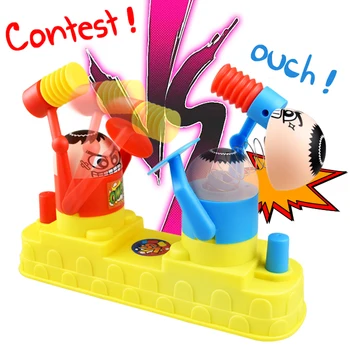 

Hand Press Double Hammer Beat Parent-child Toy Interactive Battle Villain Educational Desk Toys For Chidlren Gift Gag Fun Versus
