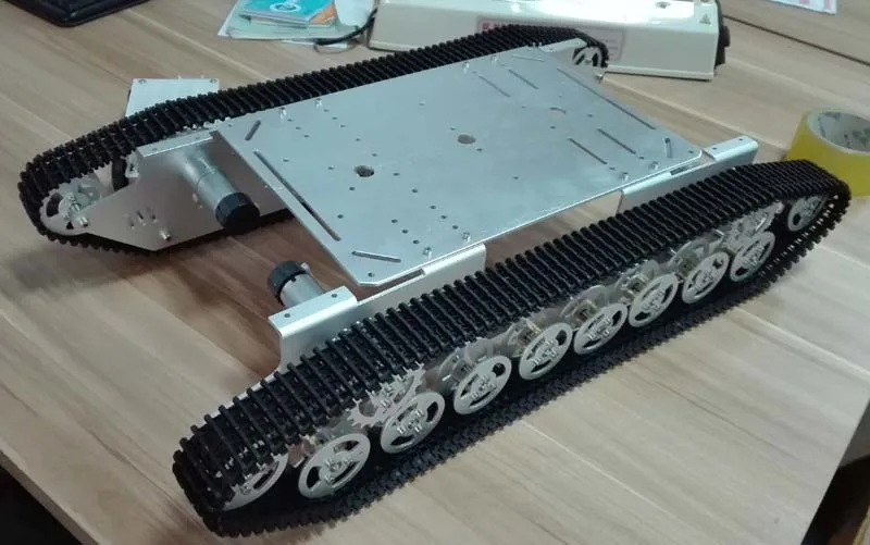 SZDOIT T800 4WD Умный Большой Гусеничный Танк шасси комплект 9 В/12 В DC мотор металлические колеса амортизирующие избегание препятствий робот DIY