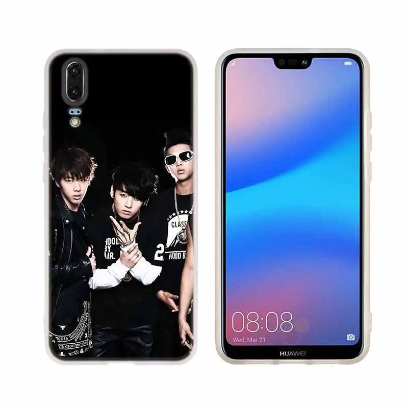 Чехол для телефона huawei P8 P9 Lite P10 P20 P30 Lite Plus Pro P Smart мягкий чехол Kpop Bangtan для мальчиков