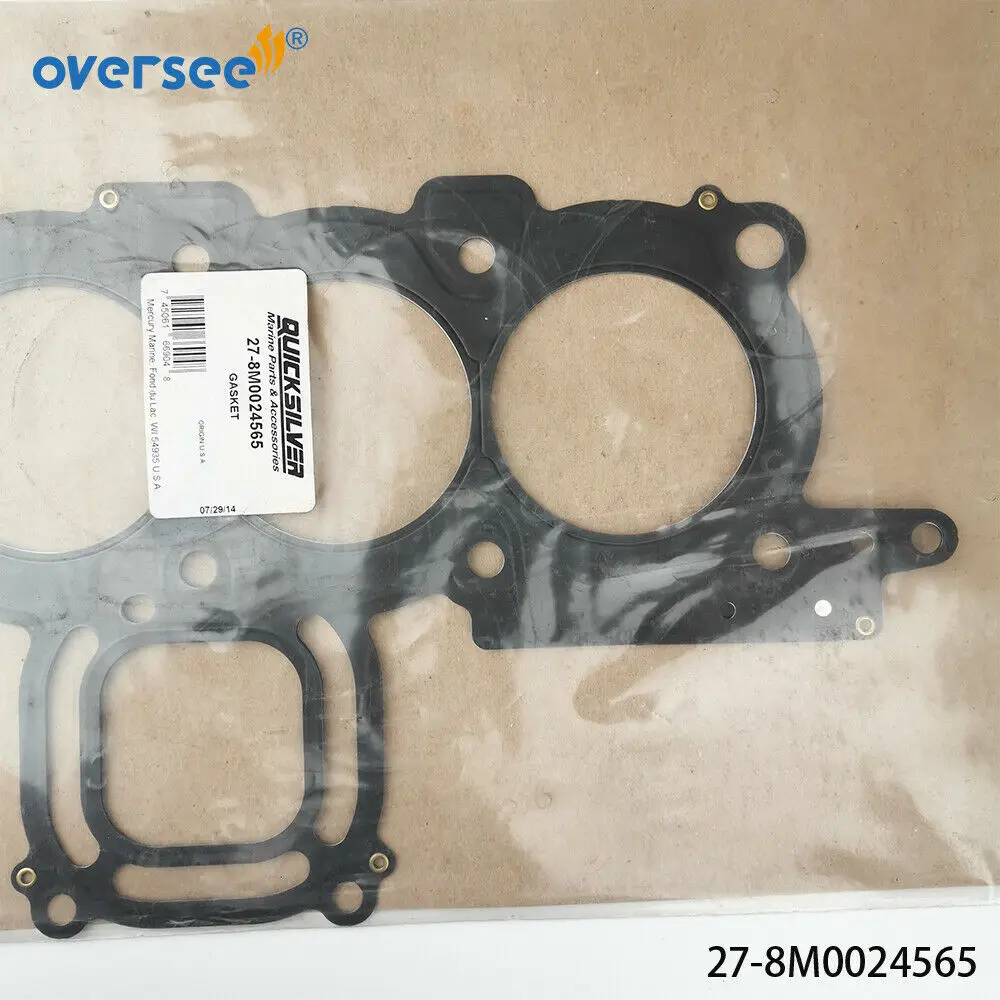 27-8M0024565 Gasket Head For Mercury Outboard Motor Mercruiser Quicksilver 75-80-90-100-115HP EFI 8M0024565