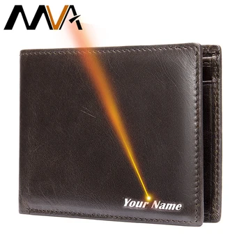 

MVA Men Wallets Rfid Genuine Leather Mens Wallet Short Vintage Wallet Purse Men Designer Wallets Credit Card portomonee man 7328