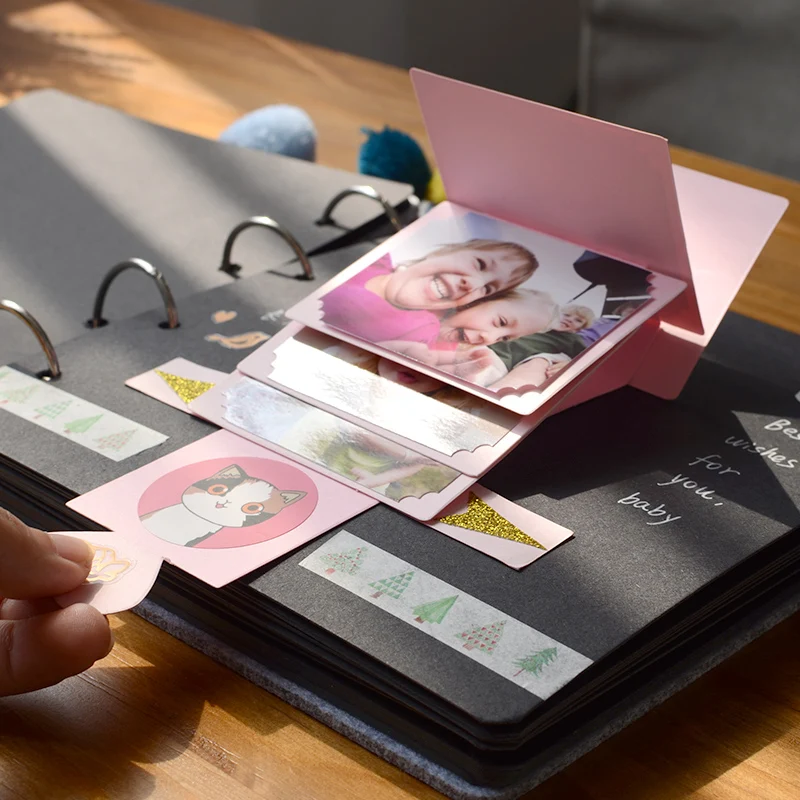 Модный мультяшный креативный бокс продукт сделай сам фотоальбом ручной работы