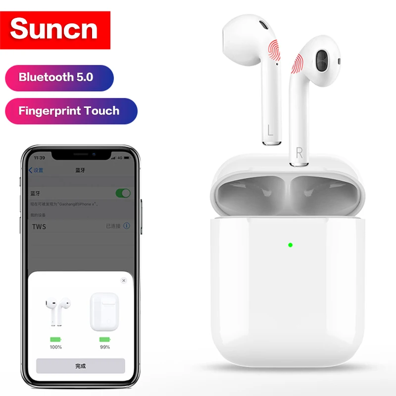 

I23 Wireless sports Earphone TWS Bluetooth 5.0, stereo mini in ear wireless earphone with microphone noise reduction touch