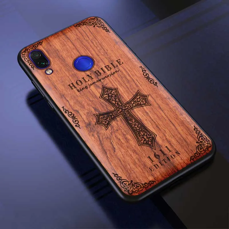 Чехол для Redmi Note 7, чехол для Xiaomi Redmi Note 7, роскошный деревянный чехол для Note 7 Pro, чехол-бампер из ТПУ Для Xiaomi Note 7 Pro Note7 Funda
