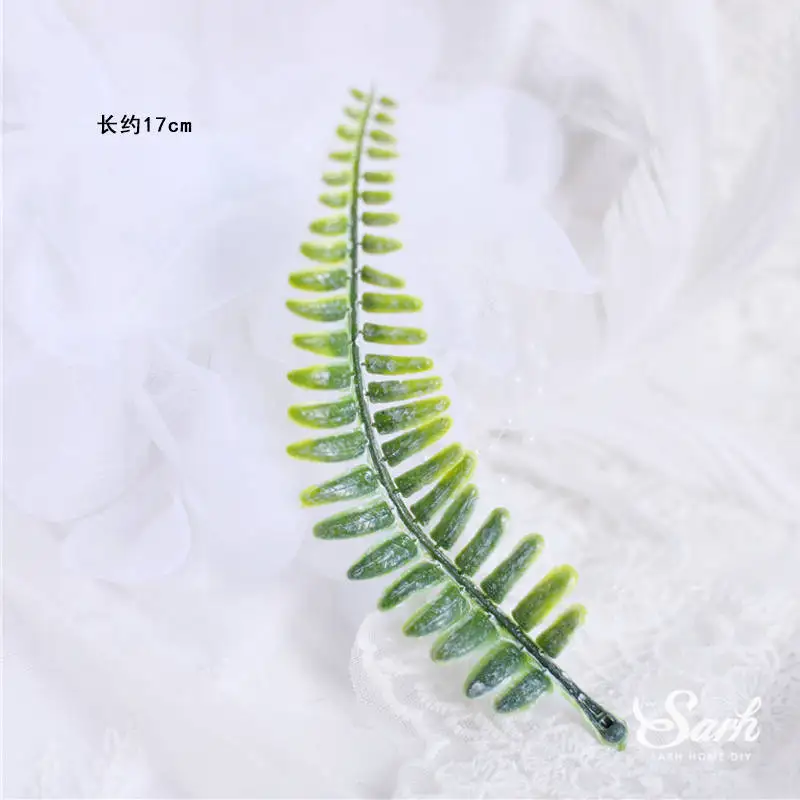 6pc cloth leaves C Искусственный цветок Золотая проволока счастливые топперы для торта на день рождения свадьба сидящий кролик Декор для принадлежности для выпечки юбилей сладкие подарки - Цвет: 6pc cloth leaves C