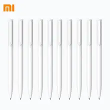Xiaomi Mijia – stylo Gel à encre 0.5mm, 10 pièces, Type stylo de Signature, meilleur cadeau pour les enseignants, amis et étudiants