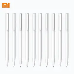 Xiaomi Mijia – stylo Gel à encre 0.5mm, 10 pièces, Type stylo de Signature, meilleur cadeau pour les enseignants, amis et étudiants 