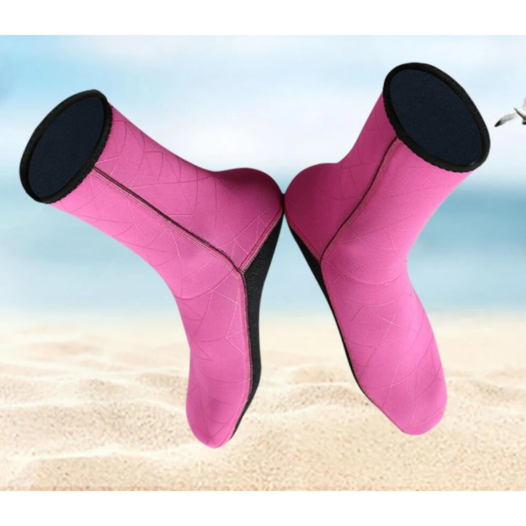 3mm Women Men Diving Scuba Surfing Water Sports Sock Non-slip Swim Wetsuit Socks Sox Fins Flippers Snorkelling Boots S/M/L/XL