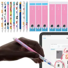 1 шт Нескользящая Защитная бумажная наклейка s для Apple Pencil 1 2 Устойчивый к царапинам ультра тонкие нарисованные наклейки Стилус ручка с наклейками