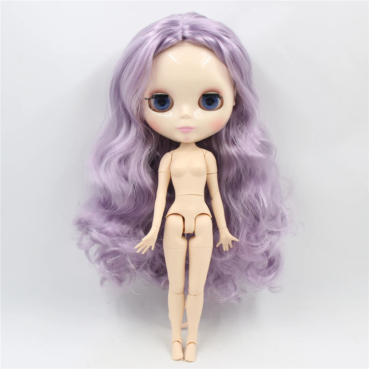 Ледяная фабрика blyth кукла белая кожа фиолетовый волос сустава тела bjd игрушка 30 см подарок для девочки
