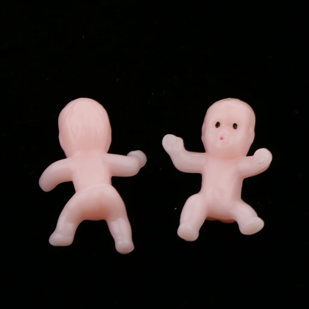 50/Pack Mini Newborn Baby Doll Toy Baby Shower Kids Party Favor Bag Filler
