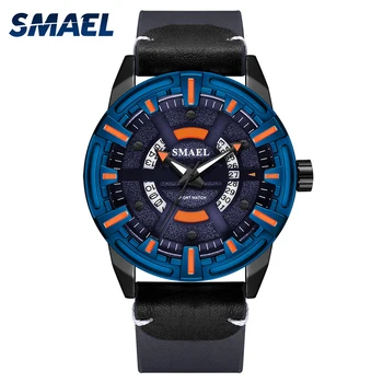

SMAEL Quartz Watch Auto Date Clock 30M Waterproof relogio masculino Shock Resistant Watches 9108 Quartz Watch Men Wristwatches