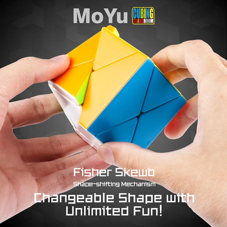 MOYU Fisher Skew Magic Cube Professional Speed Puzzle Cube Educational Toys Gifts for Children Intellectual development Gift Toy