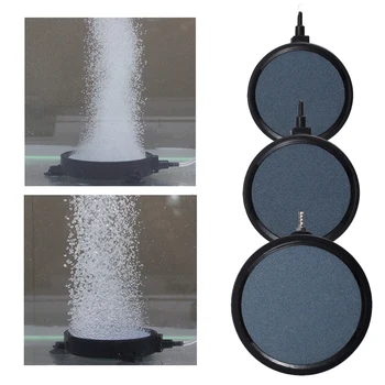 

Hot Fish Tank Pond Hydroponic Pump Aquarium Disc Air Stone Plate Disk Bubble Airstone Diffuses Disc Aquarium Supplies