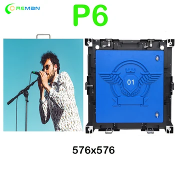 

Coreman P6 outdoor led sign video wall 1/8 scan 192*192mm module 576X576mm empty cabinet full set Videotron
