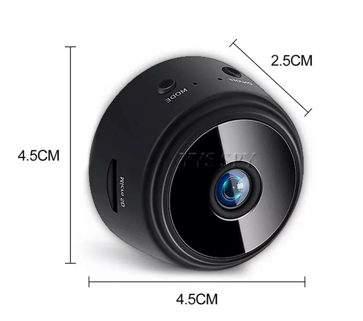 Mini Camara Espia Soporte Magnetico Hd 1080P Ip Wifi