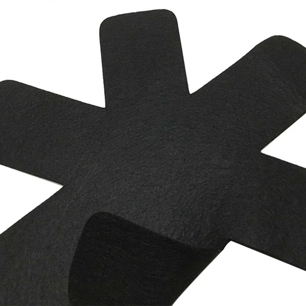 3 5 8pcs Non-woven Table Placemat Home Heatproof Practical Divider Pad Pot Holder Kitchen Separate Pan Protector Reusable