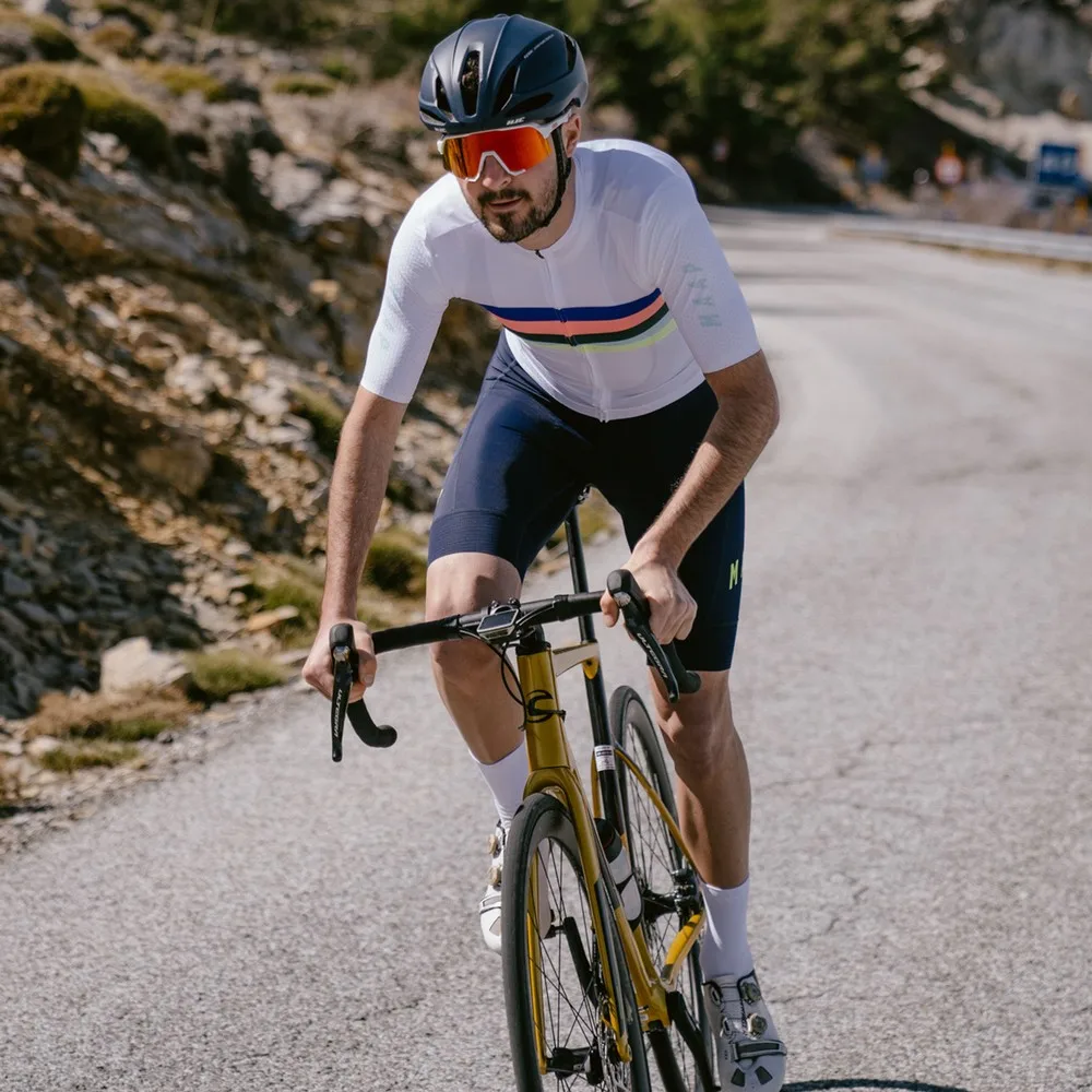 

MAAP men cycling short sleeve jersey bib shorts quick-dry soft breathable fabric bike shirt ciclismo maillot summer bike clothes