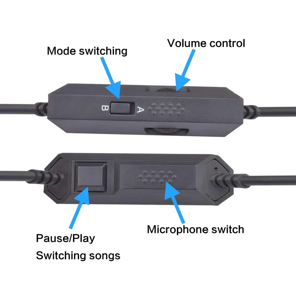Replacement Aux Stereo Audio Cable Extension Music Cord Wire Line for Logitech G933 G633 G635 G935 Gaming Headsets Headphones