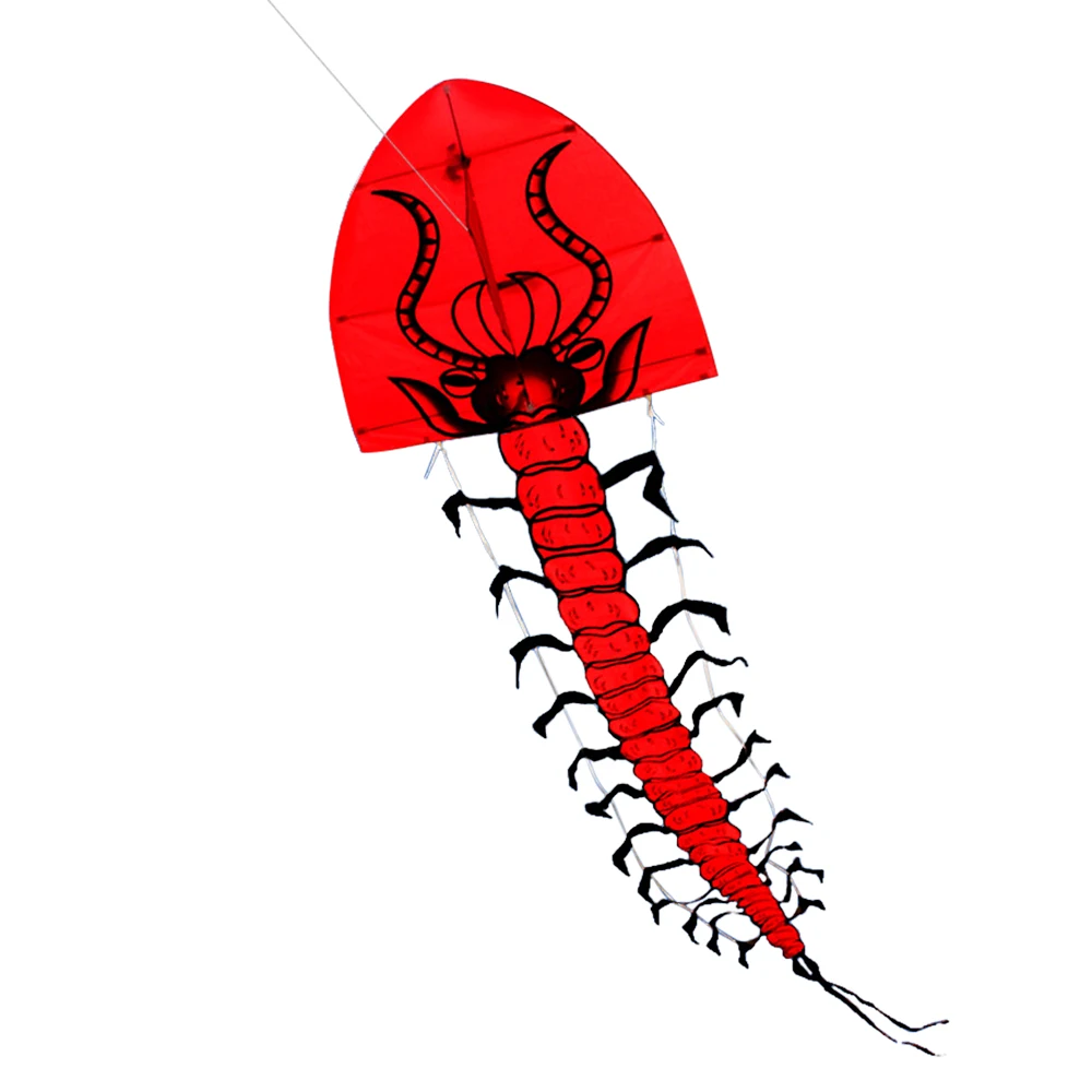 

7M Giant Centipede Kite Single Line Flying Kite Outdoor Sports Fun Toy with 30M Line Long Tail Nylon Outdoor Kites Flying Toys