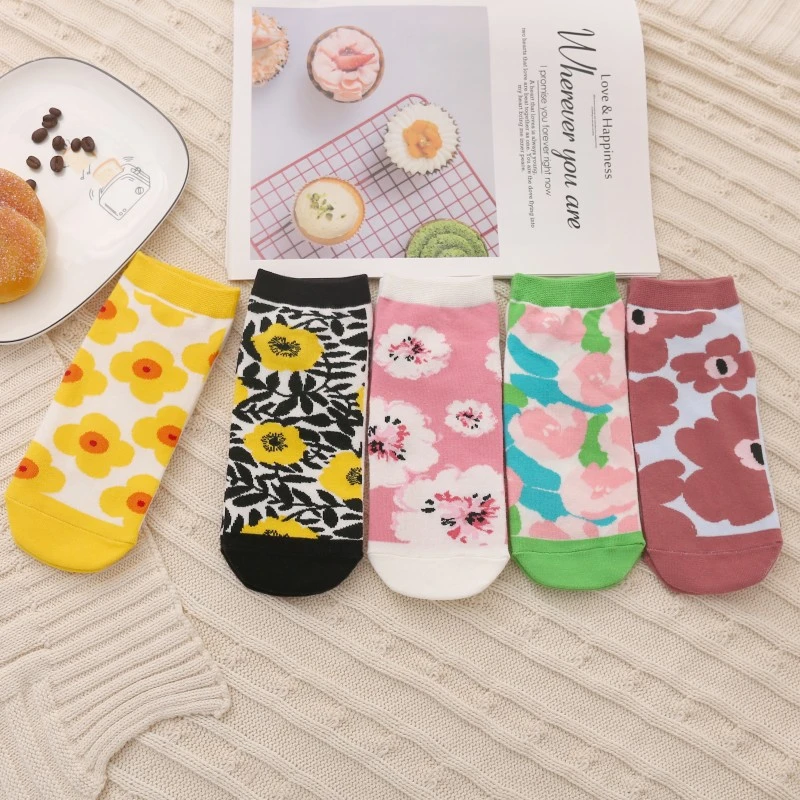 

10Pair Short Sock Teenagers Socks Sport Socks Spring And Summer Middle School Student Socks Socks Girl Cartoon Girls Socks