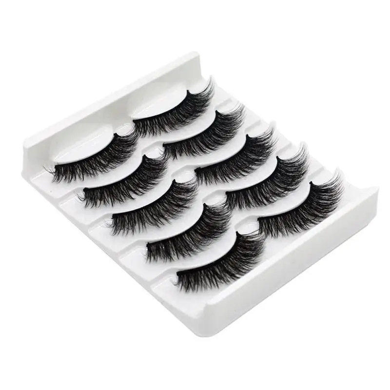 3D Mink Hair False Eyelashes Natural/thick Long Eye Wispy Wimpers Extension Lashes Makeup Tool Beauty For Be Z1X4 | Красота и