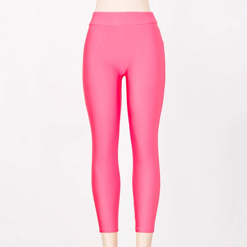 pink Бесшовные женские леггинсы, женские леггинсы для фитнеса, джеггинсы, спортивная одежда, женские спортивные Леггинсы, женские розовые - Цвет: pink