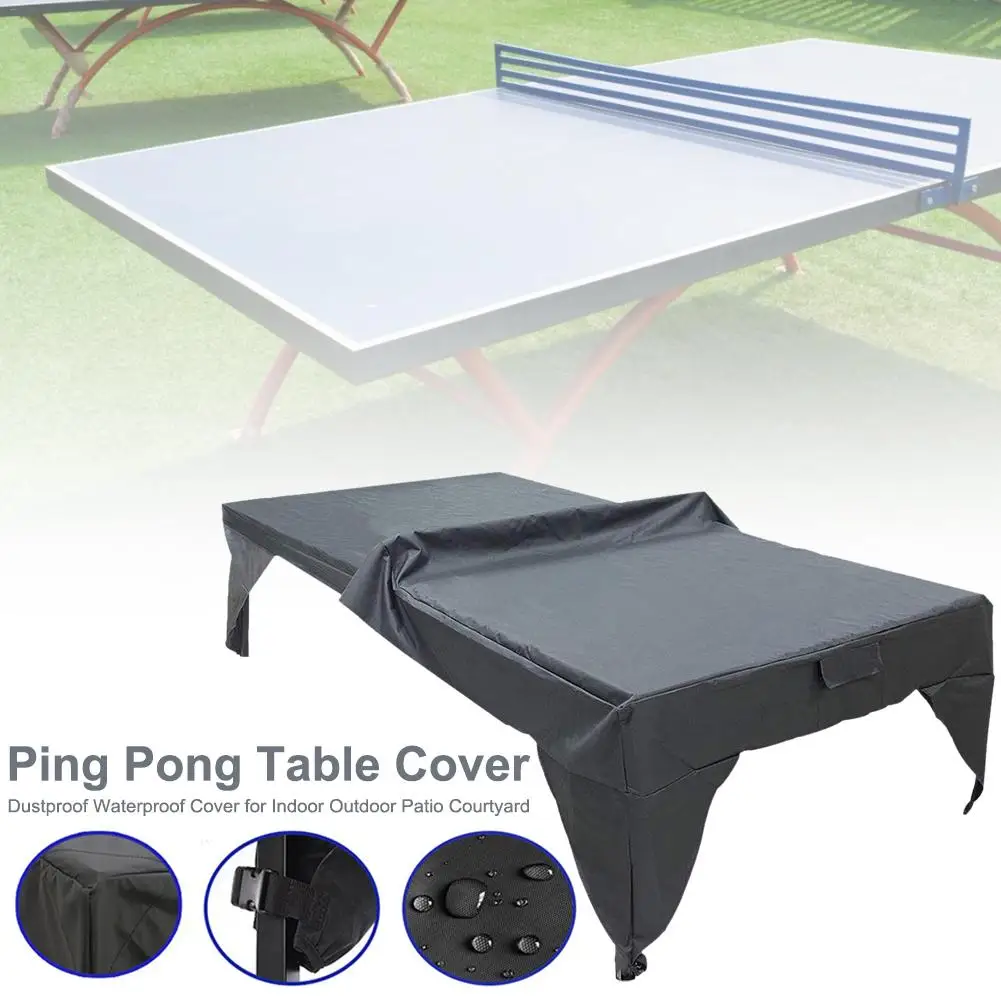 For Ping Pong Table Outdoo RIndoor Dust Covers Protector Heavy Duty Waterproof UV Resistant Tennis PingPong Table Storage Cover